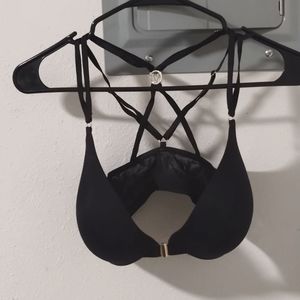 Victoria Secret Black Front Clasp Bra